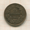 2 1/2 сантима. Люксембург 1901г
