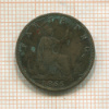 1 фартинг. Великобритания 1865г