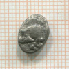 Обол. Мизия. Кизик. 5 в. до н.э. Лев/кабан