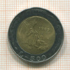 500 лир. Сан-Марино 1989г