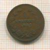 1 крейцер. Баден 1842г