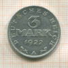 3 марки. Германия 1922г