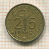 25 франков. Того 1957г