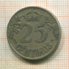 25 сантимов. Испания 1925г