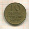 10 пфеннигов. Данциг 1932г