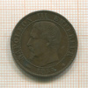 5 сантимов. Франция 1854г