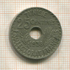 25 сантимов. Тунис 1938г