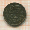 25 сантимов. Люксембург 1919г