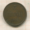 5 пенни. (деформация) 1906г