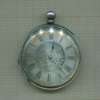 Часы карманные. Серебро. (внутренняя крышка - посеребренная латунь, нет ключа, не работают)