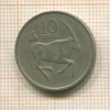 10 тебе. Ботсвана 1977г