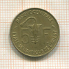 5 франков. Западная Африка 1960г