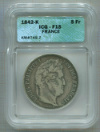 5 франков. Франция 1842г