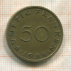 50 франкенов. Саарланд 1954г