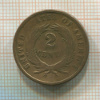 2 цента. США 1864г