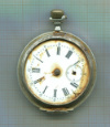 Часы карманные. (Стекла и задней крышки нет. Механизм ржавый)