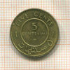 5 центов. Сомали 1967г