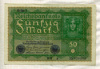 50 марок. Германия 1919г