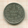 1 франк. Бельгия 1909г