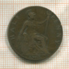 1/2 пенни. Великобритания 1915г