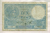 10 франков. Франция 1939г