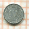 10 сенги. Конго 1967г