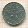 5 франков. Новая Каледония 1952г