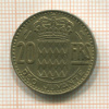 20 франков. Монако 1950г