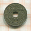 10 сантимов. Тунис 1919г