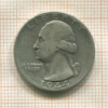 1/4 доллара. США 1944г