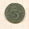 3 пенса. Англия 1762г