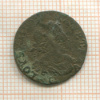 Двойной денье. Франция 1640г