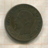 5 сантимов. Франция 1853г