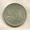 1 франк. Франция 1916г