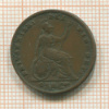 1 фартинг. Великобритания 1837г