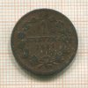 1 крейцер. Баден 1841г
