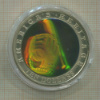 10 долларов. Либерия. ПРУФ. Голограмма 2002г