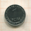 1 франк. Центральная Африка 2006г