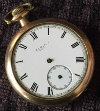 Часы карманные механические Fahus Montauk. позолота. (не рабочие,нет стрелок)