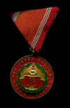 Медаль "За 15 лет Службы" (тип 1965 г). Венгрия