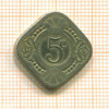 5 центов. Нидерланды 1914г