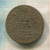 Денга 1743г