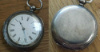 Часы карманные. Не рабочие, без ключа. Серебро