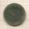 2 анны. Индия 1912г