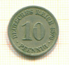 10 пфеннигов Германия 1876г