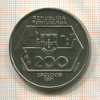 200 эскудо. Португалия 1991г