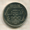 200 эскудо. Португалия 1991г