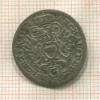 3 крейцера. Австрия 1724г