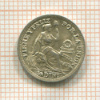 1/2 динеро. Перу 1916г