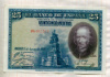 25 песет. Испания 1928г